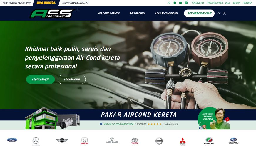 Servis Air Cond Kereta – ACS Car Service